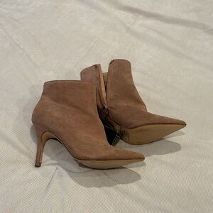 Elegant Tan Heeled Boots